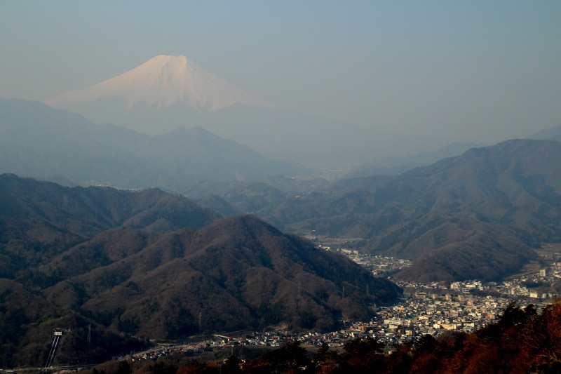 百蔵山_富士山の見える場所