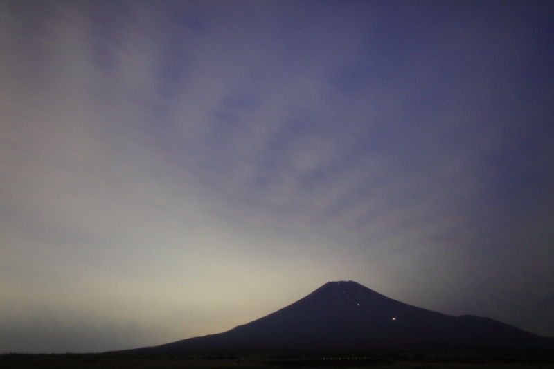 北富士演習場からの星景富士5