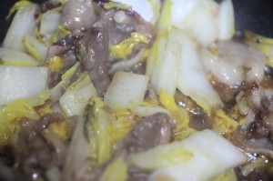 白菜と豚肉の簡単うま煮_工程４
