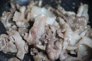 白菜と豚肉の簡単うま煮_工程２
