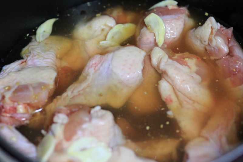 鶏手羽煮込みのオーブン焼き_工程2