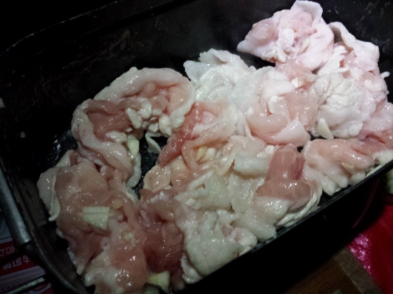 豚の生姜焼き麦飯丼_工程5