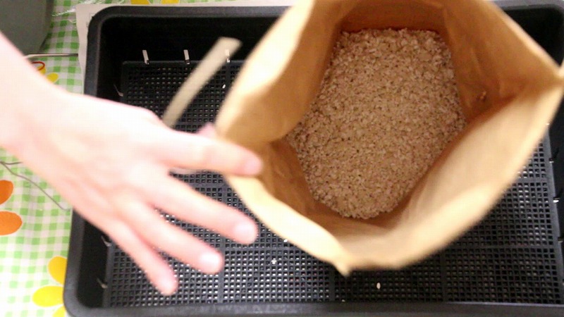 米麹作り2_作り方14：冷却_直接米袋へ
