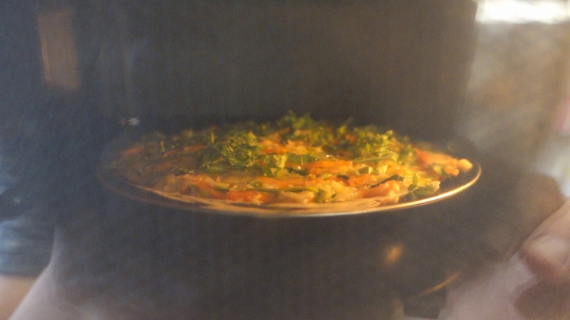 ズッキーニのクーゲルの作り方7-1_オーブンへ
