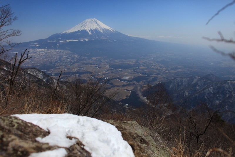 毛無山展望台からの富士山