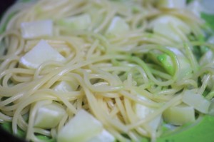 小松菜のジェノベーゼ風クリームパスタ_工程6