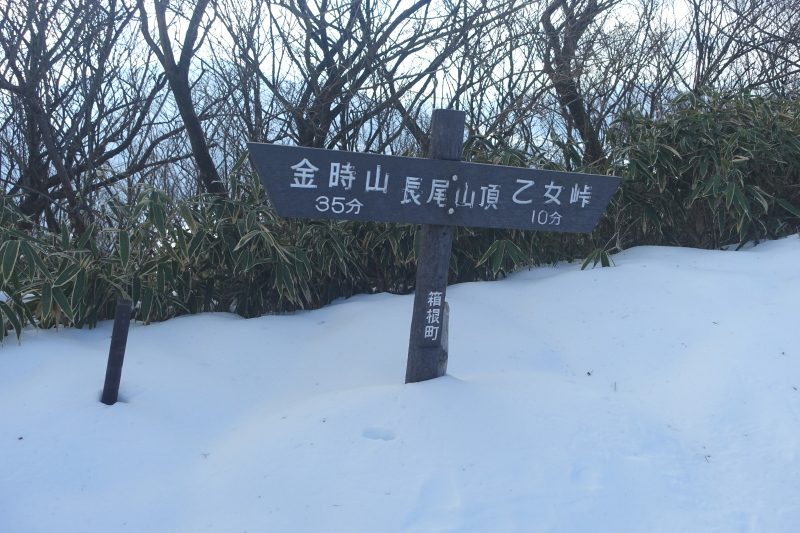 0953_長尾山頂の道標