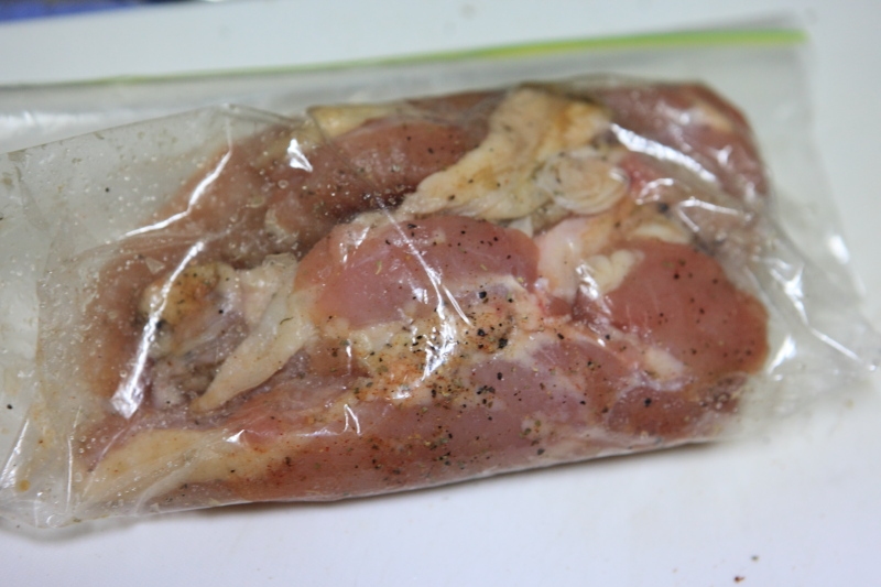 鶏胸肉の燻製鶏ハム_工程2
